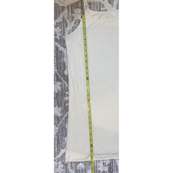 Floreat Dress Womens Medium Petite Ivory Lace Bell Sleeve Pleated Knit Midi - Picture 14 of 15